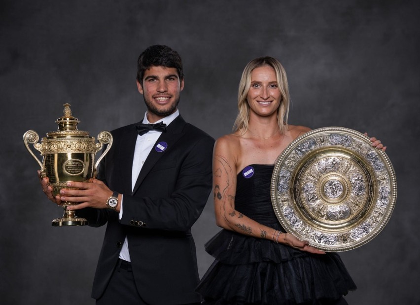 Mistrzowie Wimbledonu 2023 – Carlos Alcaraz i Marketa...