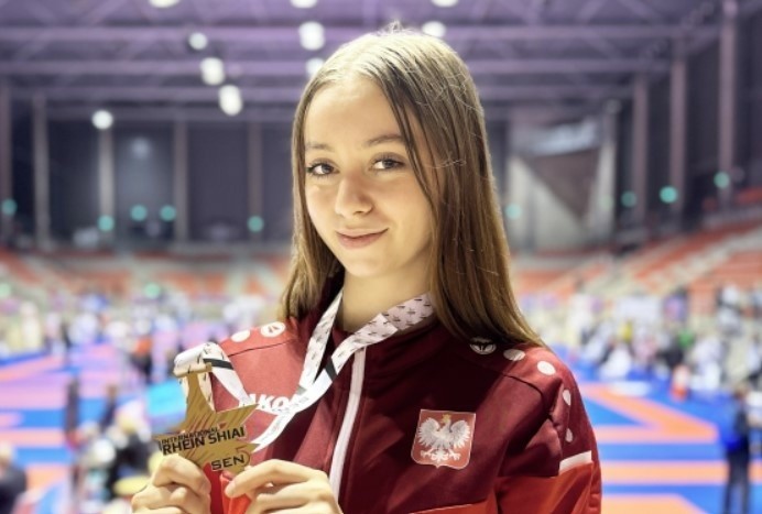 Złoty medal Zuzanny Dopieralskiej z KS Olimp Łódź
