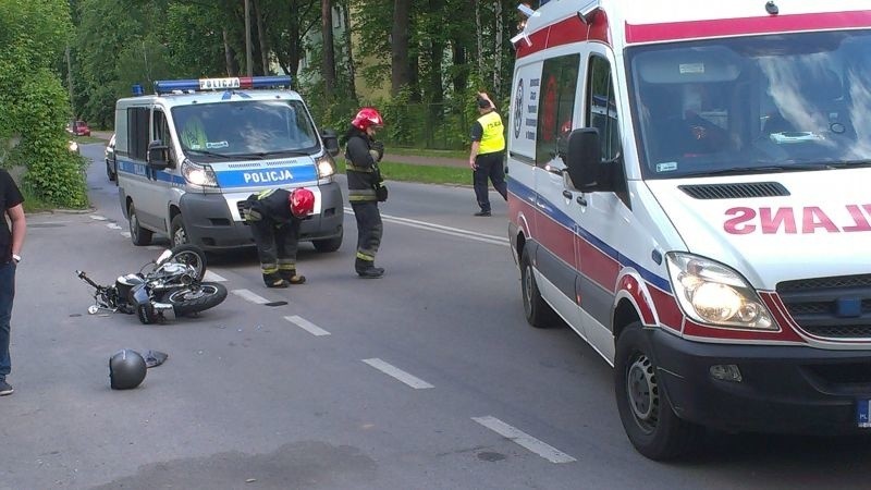 Wypadek na Radomskiej w Pionkach.