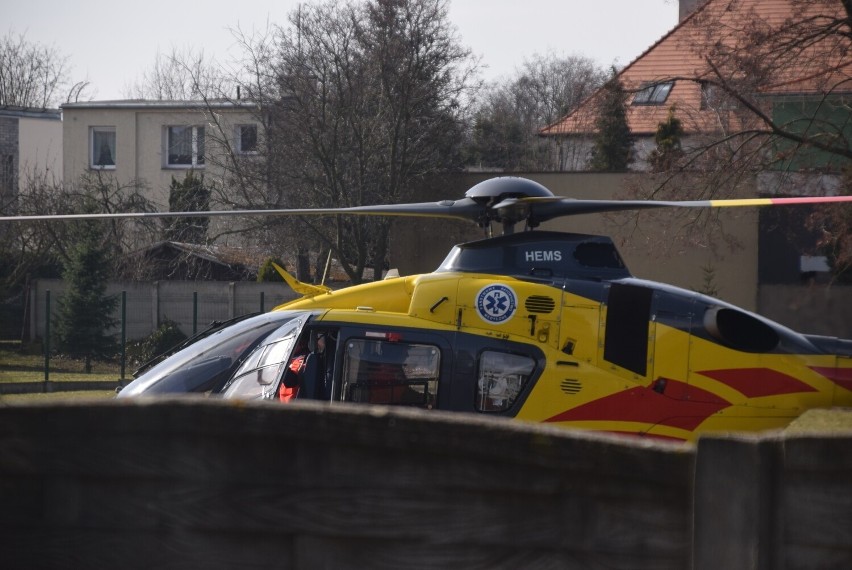 Uczeń został przetransportowany do Poznania.