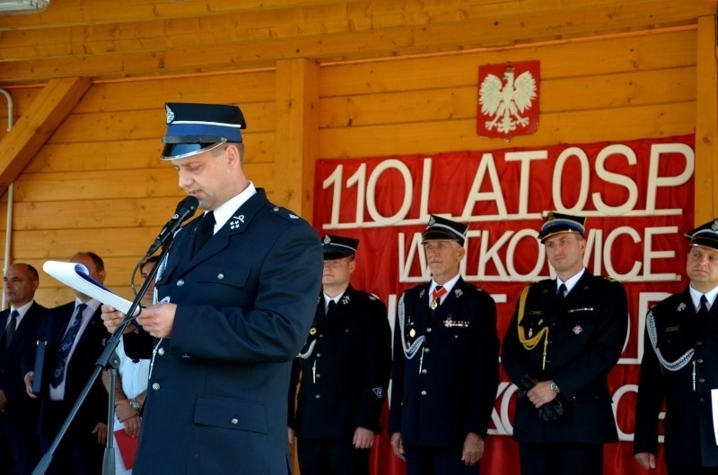 Medale i odznaczenia dla wyróżniających się druhów z okazji jubileuszu 110-lecia OSP Witkowice