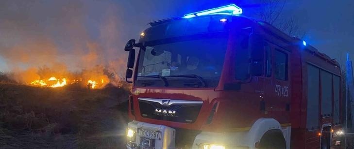 Pożary traw w powiecie sandomierskim od 1 stycznia do 24...