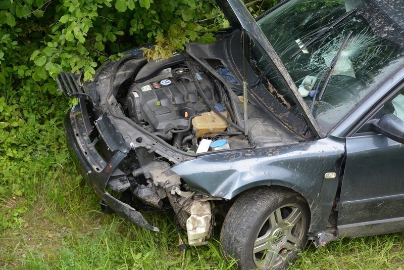 Wypadek na drodze krajowej nr 19 w Lipowicy koło Krosna. Ranna została jedna osoba