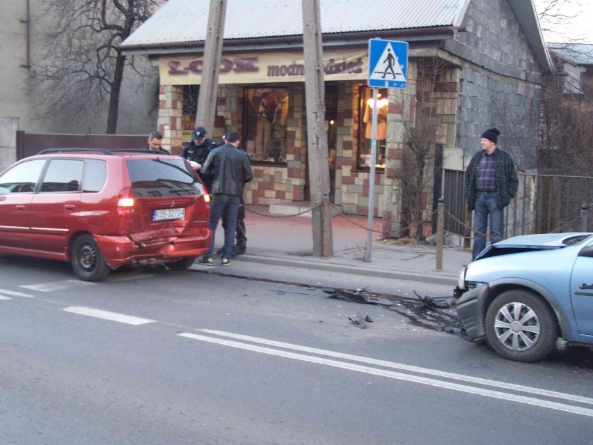 Wypadek w Andrychowie.