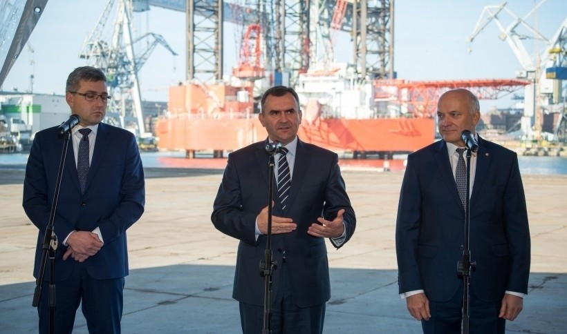 Polskie stocznie zmodernizują platformę wiertniczą złoża Petrobaltic [ZDJĘCIA, WIDEO]