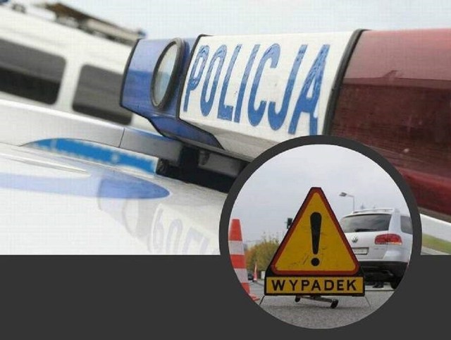 Jak informuje policja w wyniku wypadku trzy lub cztery osoby trafiły do szpitala