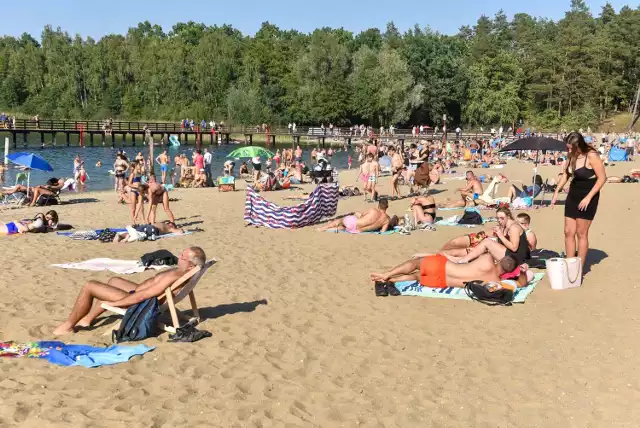 Mamy wrzesień, ale sezon na plaży w Kamionkach trwa w najlepsze