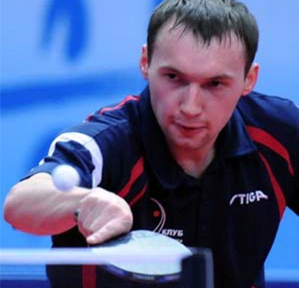 Jarosław Żmudenko, ukraiński tenisista stołowy jest w tym sezonie zawodnikiem Olimpii-Unii Grudziądz, mistrza Polski.