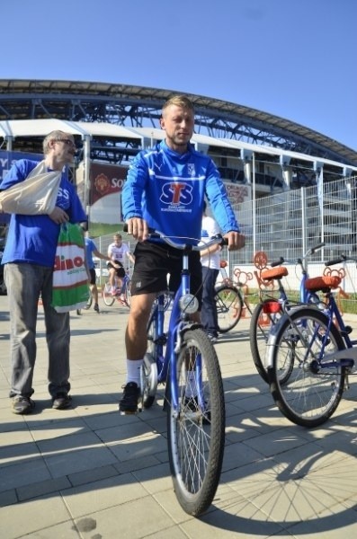 Lech Poznań na rowerach