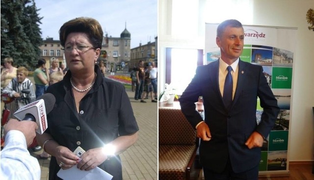 Anna Tomicka, była burmistrz Swarzędza (na zdjęciu po lewej) zapewnia, że nie publikowała jako Wioletta Miller wpisów szkalujących Mariana Szkudlarka, obecnego burmistrza (na zdjęciu po prawej).