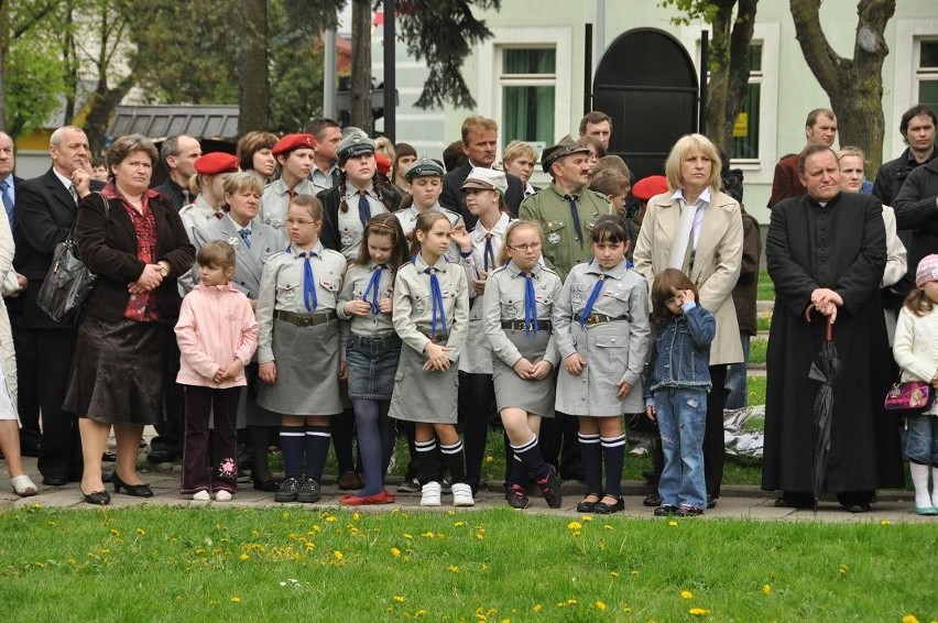 Uroczystości 3 Maja pod Pomnikiem Niepodległości