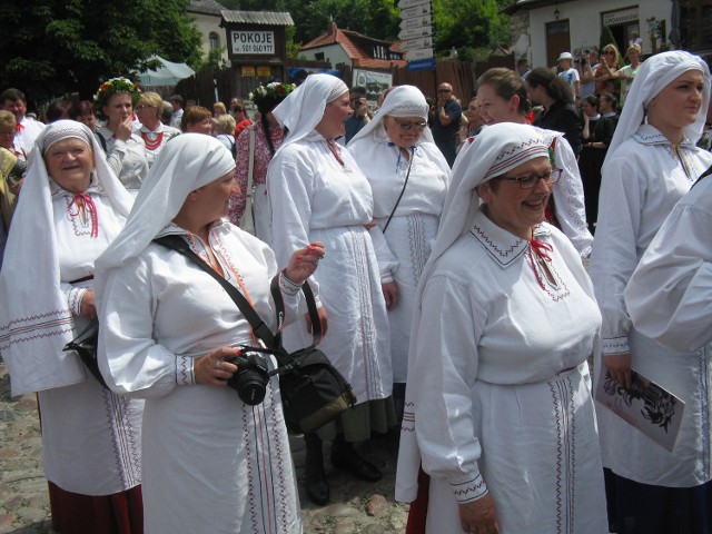 Na zdjęciu zespół Jarzębina z Kocudzy, który zdobył pierwszą nagrodę w kategorii zespołów śpiewaczych.