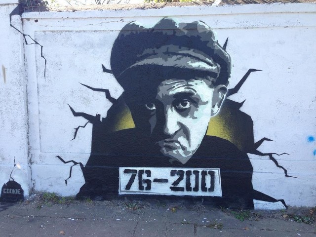 Ta praca zwyciężyła w konkursie Graffiti Jam Słupsk 2013.