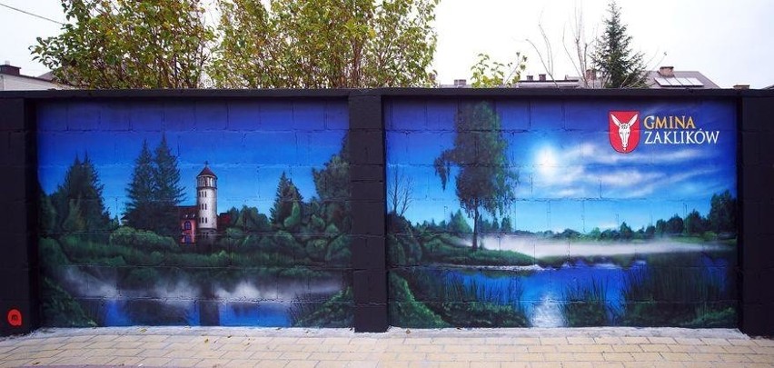 Fantastyczne barwne murale stały się atrakcją Zaklikowa [ZDJĘCIA]