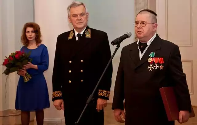 Prof. Wiesław Olszewski na uroczystości wręczania Orderu Przyjaźni w ambasadzie Federacji Rosyjskiej w Warszawie