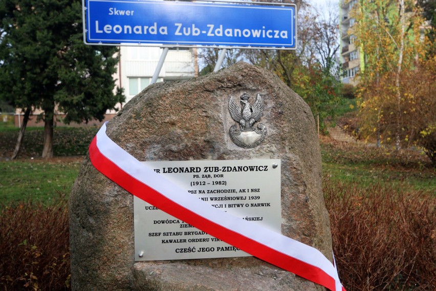 Odsłonięcie tablicy upamiętniającej mjr. Leonarda Zub-Zdanowicza (ZDJĘCIA)