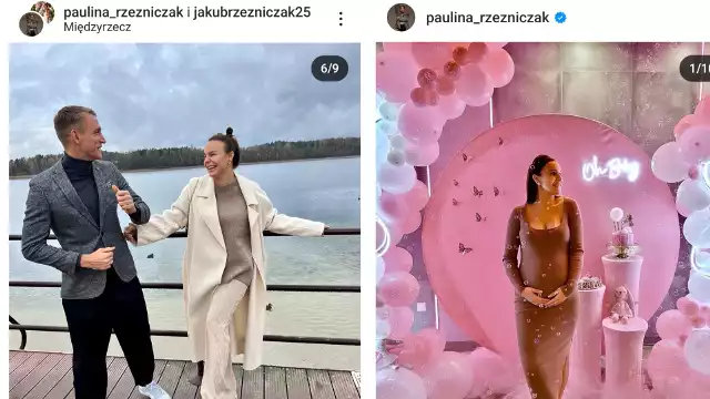 Paulina Rzeźniczak z mężem Jakubem czekają na córeczkę. W Międzyrzeczu odbyło się Baby Shower.