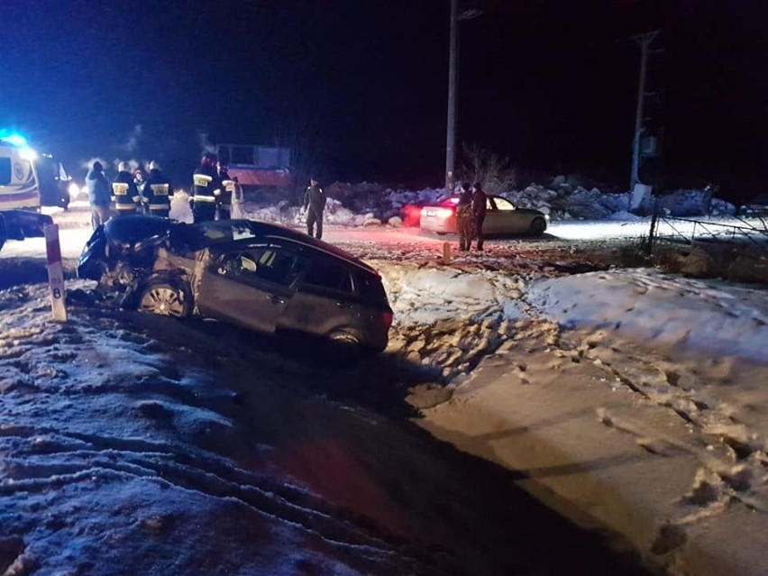 Miastkowo: Wypadek na DK 61. Zderzenie ciężarówki z...