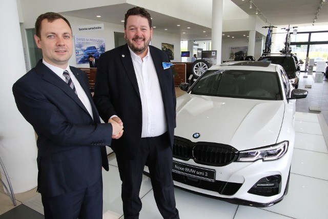 Sebastian Żarnowiecki - dyrektor do spraw sprzedaży BMW ZK Motors w Kielcach i dyrektor do spraw sprzedaży PGE Vive Dominik Niehoff zdradzili nam szczegóły współpracy.