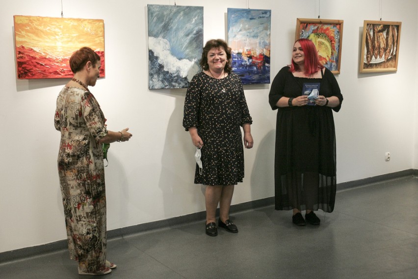 Wernisaż wystawy słupskiej malarki Ewy Grużewskiej (zdjęcia)