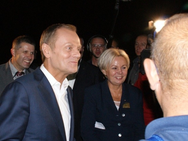 Donald Tusk spotkał się z pracownikami mieleckich PZL.