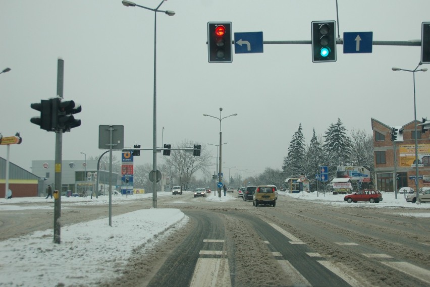 Tarnów w lodzie i śniegu [ZDJĘCIA]