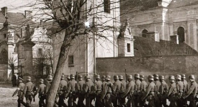 Niemcy w Sandomierzu w 1939 roku.
