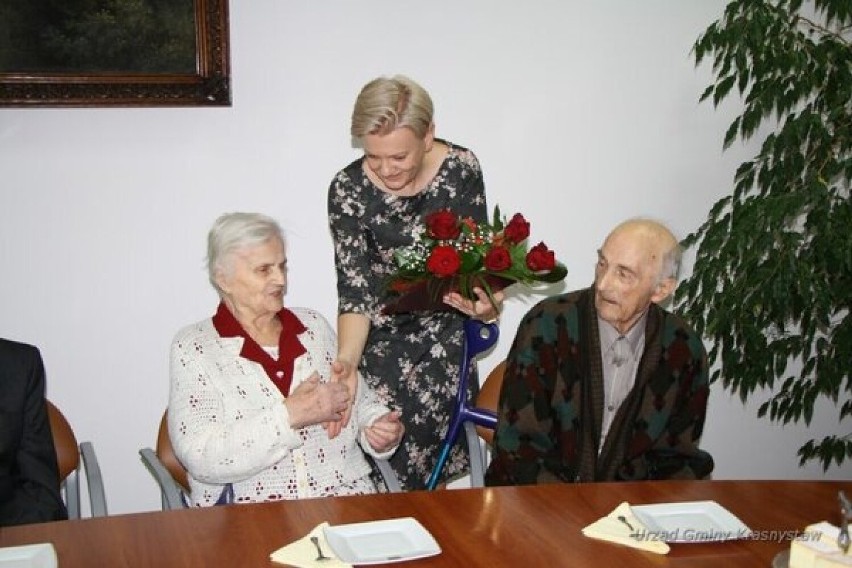 Brylantowe i kamienne gody. Takie niezwykłe jubileusze obchodziły małżeństwa w gminie Krasnystaw