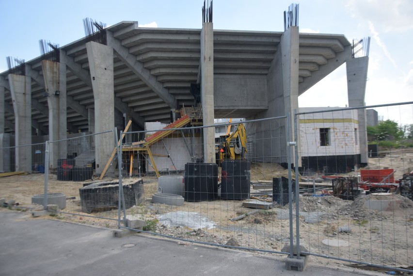 Budowa stadionu dla Radomiaka. Nowy termin oddania obiektu do użytku to 31 maja 2023 roku? Zobacz najnowsze zdjęcia