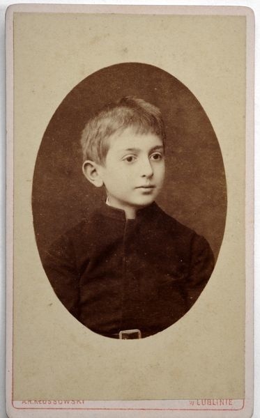 Postać nieznana. Fot. Antoni Roman Kłossowski, Lublin, 1885...