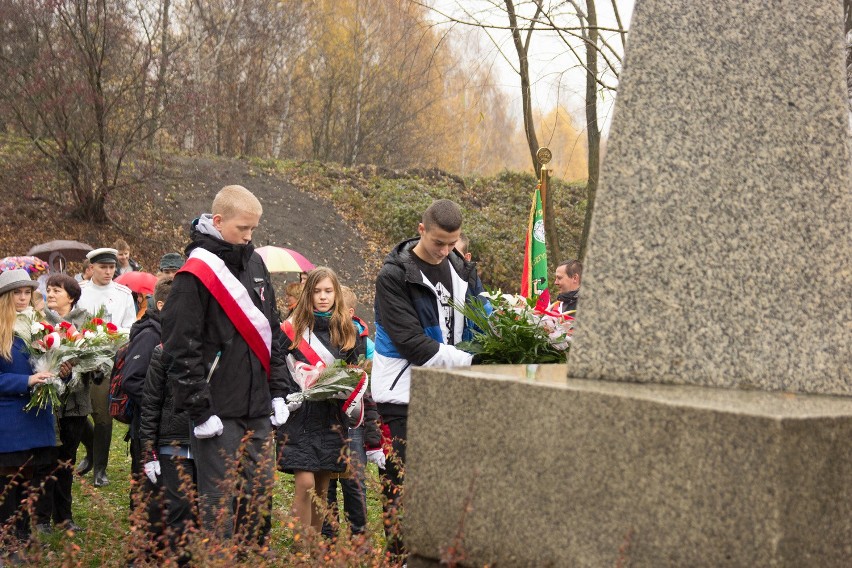 Sosnowiec: uroczystości na Trójkącie Trzech Cesarzy z okazji 11 Listopada [ZDJĘCIA]