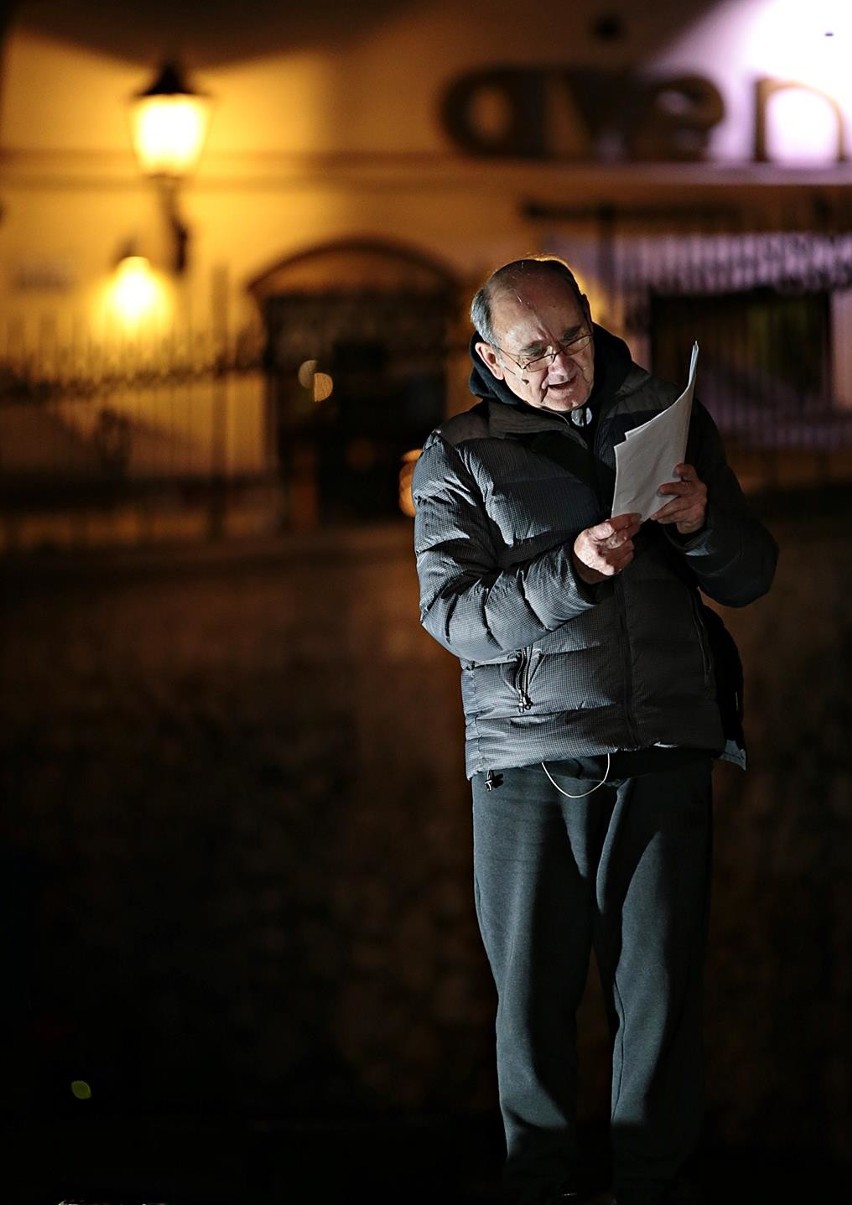 Happening KOD w Krakowie. Przecięte życie. Polski marzec '68