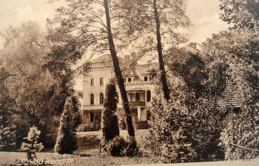 Pałac von Reiswitzów w Wędryni, zdjęcie z lat 1925-1932.
