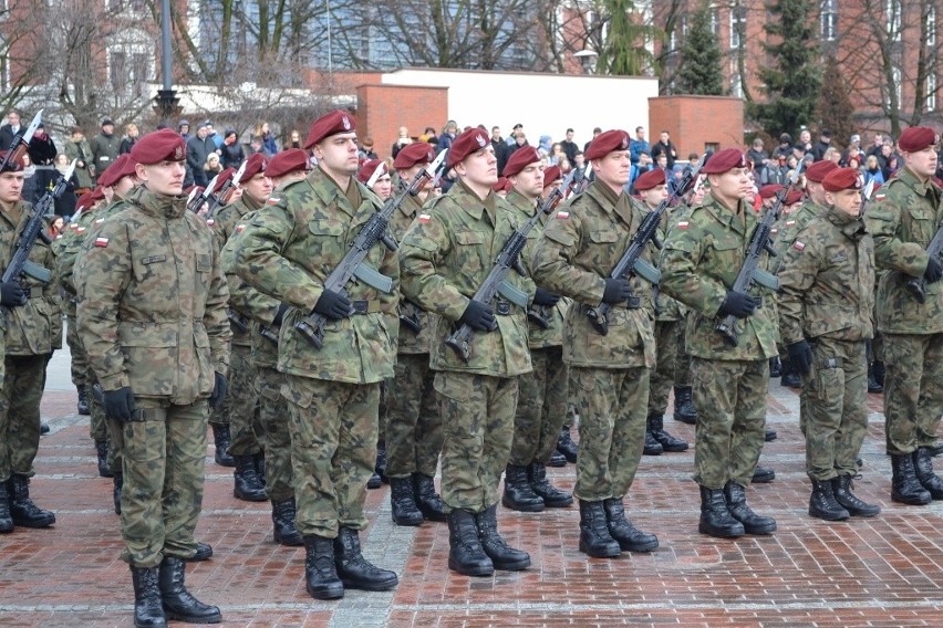 Przysięga wojskowa w Gliwicach