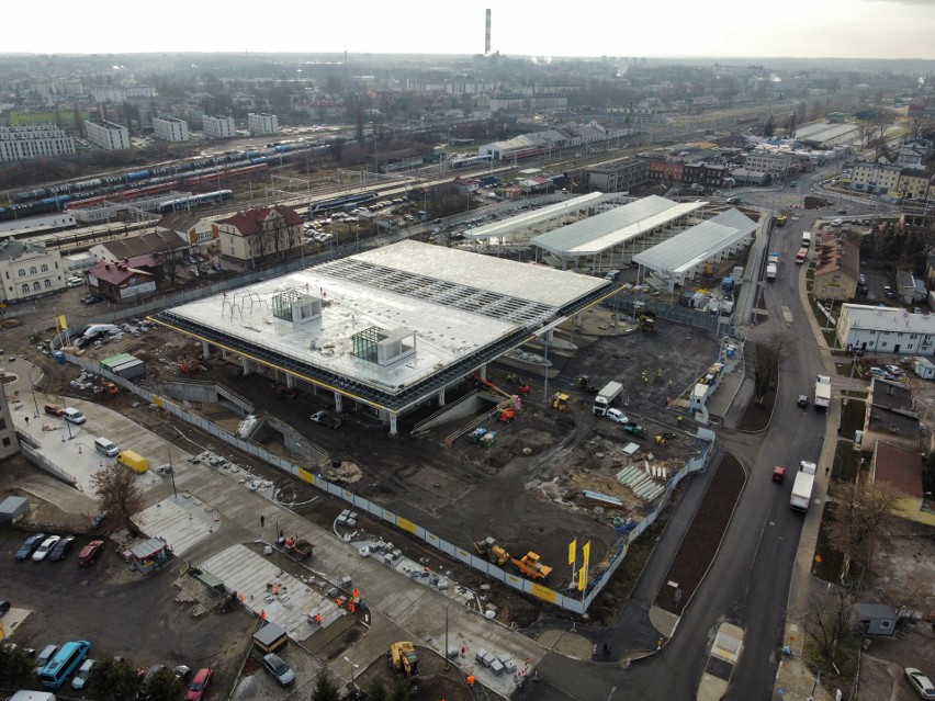 Budowa dworca metropolitalnego w Lublinie. Jak wygląda postęp prac? Zobacz zdjęcia z drona