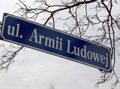 Ulica Armii Ludowej w Rybniku zdekomunizowana przez wojewodę