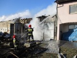Pożar w Skrzelczycach w powiecie kieleckim