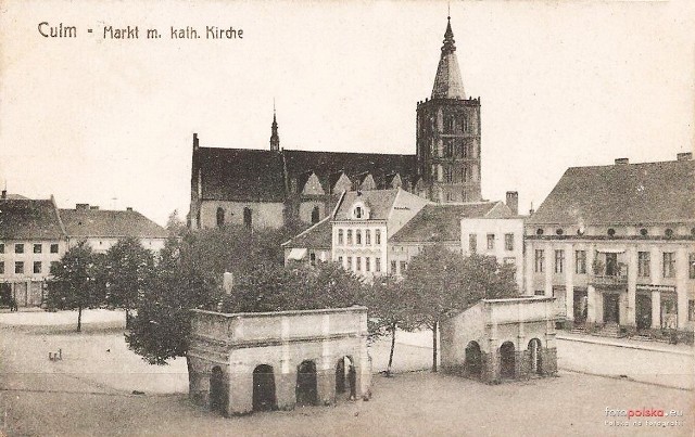 Zdjęcia Chełmna sprzed lat publikują internauci na dokumentalno-historycznym portalu www.fotopolska.eu. Tutaj: kościół Wniebowzięcia Najświętszej Maryi Panny w Chełmnie