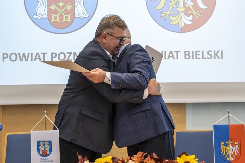 Starosta poznański Jan Grabkowskie (po lewej) i starosta...