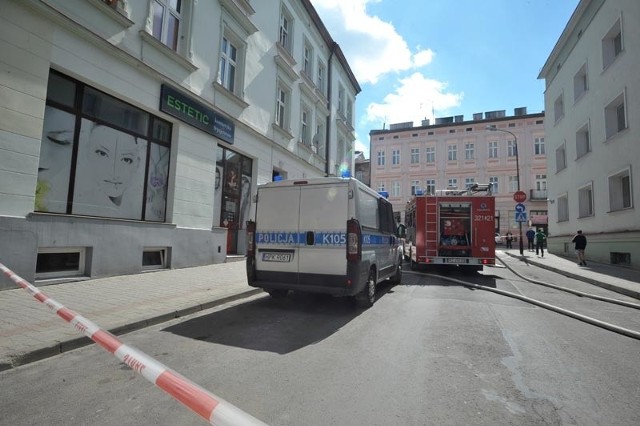 Pożar mieszkania przy ul. Okrzei w Rzeszowie. W pożarze zginęła jedna osoba.