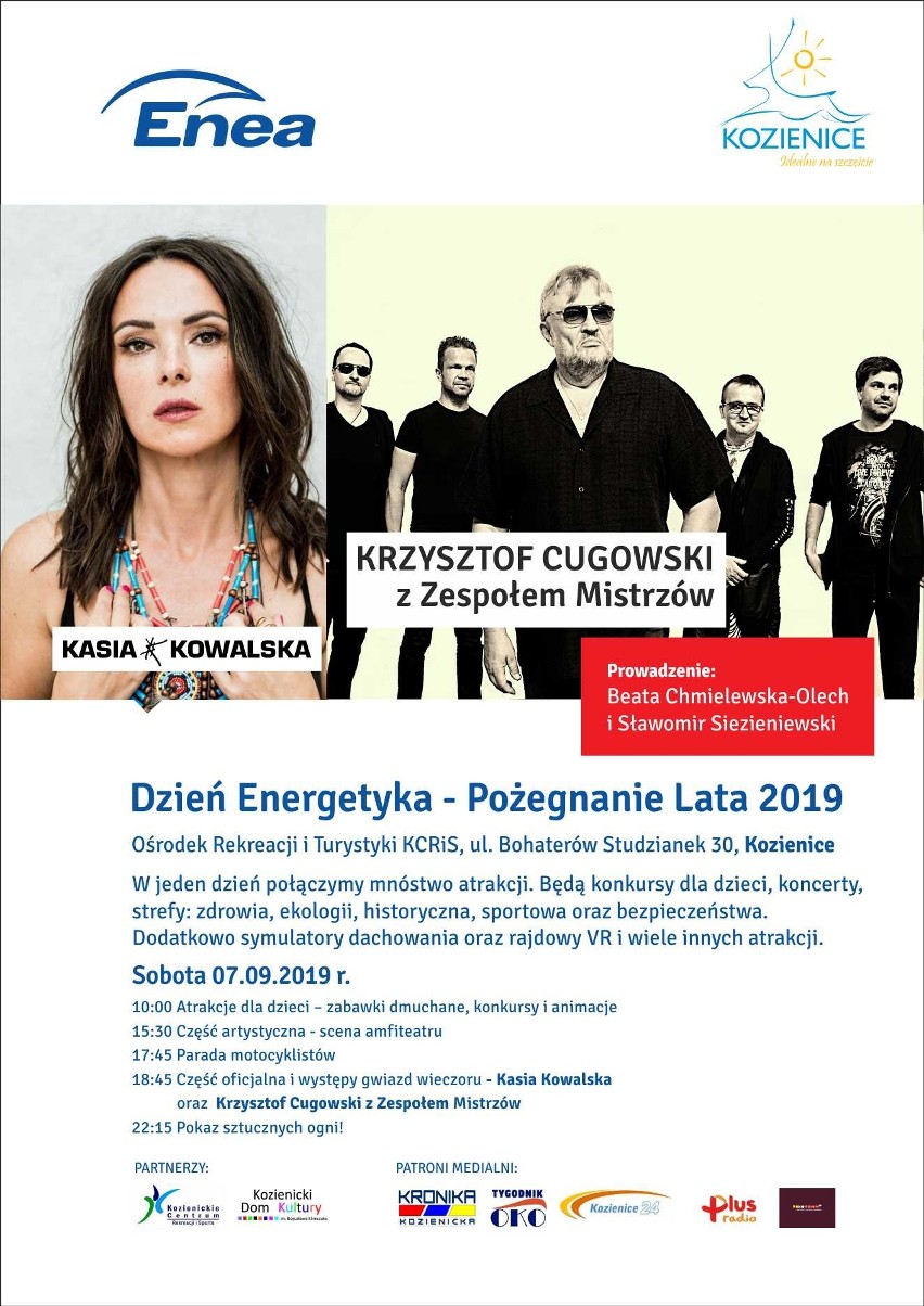 Dzień Energetyka 2019 w Kozienicach. Gwiazdami Krzysztof Cugowski i Kasia Kowalska!