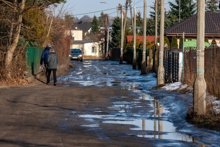 Tak wyglądają drogi Miedzynia.