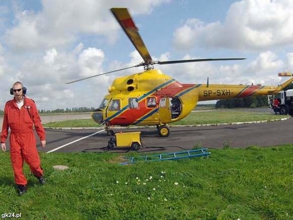 Tak było kilka lat temu, gdy w Zegrzu stacjonował śmigłowiec ratunkowy. W czwartek śmigłowiec znowu się pojawi w podkoszalińskiej bazie.