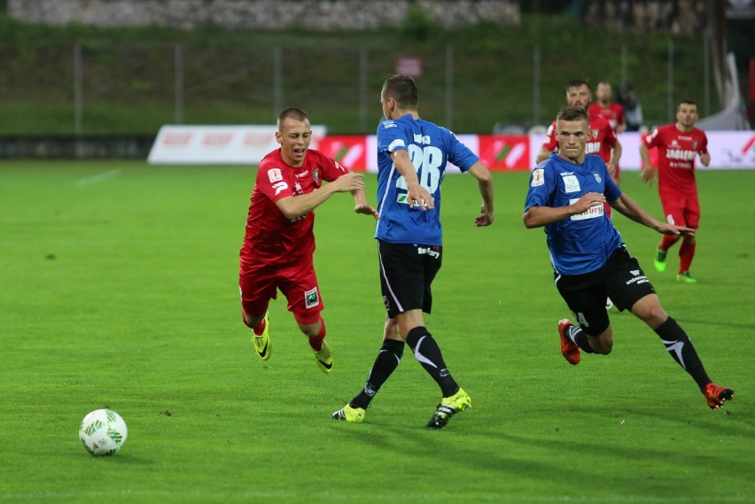 Zagłębie – Sandecja: Pierwsza porażka „biało-czarnych” [ZDJĘCIA]