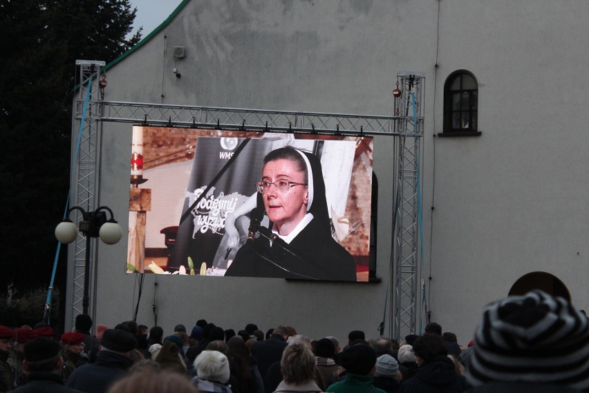 Pogrzeb Heleny Kmieć. Została pochowana w Libiążu