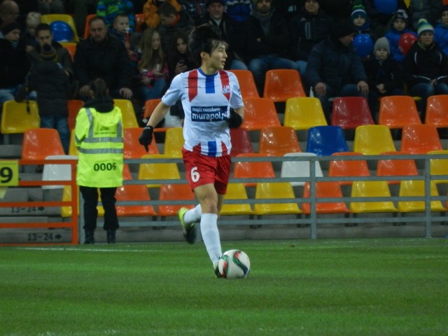 Kohei Kato zdobył swojego pierwszego gola w barwach Podbeskidzia