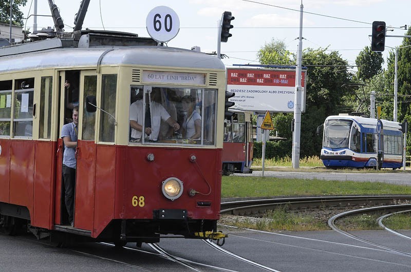 60 lat tramwajowej  lini Brda w Bydgoszczy