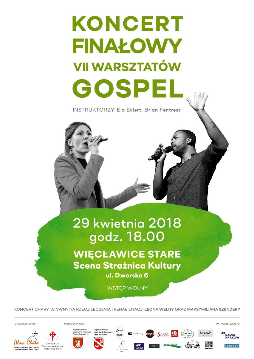 Więcławice. Warsztaty i koncert gospel z charytatywnym finałem na leczenie dwójki dzieci