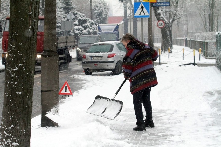 Atak zimy we Wrocławiu