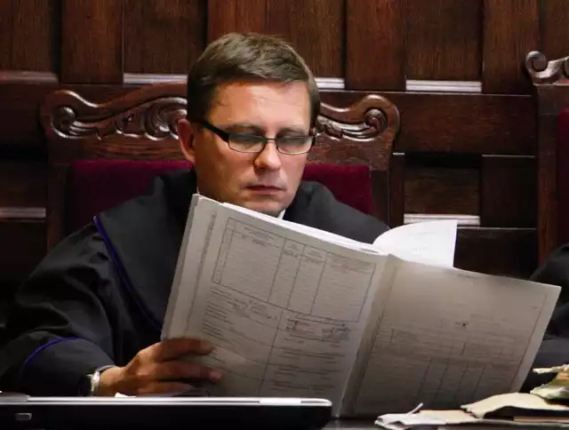 Sędzia Dariusz Ziniewicz w sprawie o zabójstwo.